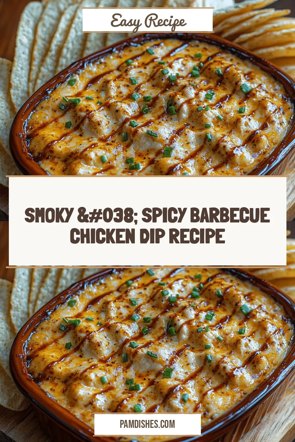 Smoky & Spicy Barbecue Chicken Dip Recipe
