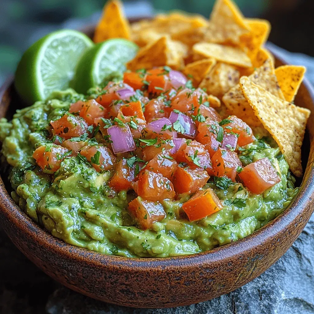 Easy Homemade Guacamole Delight: A Flavorful Journey into the World of Avocado