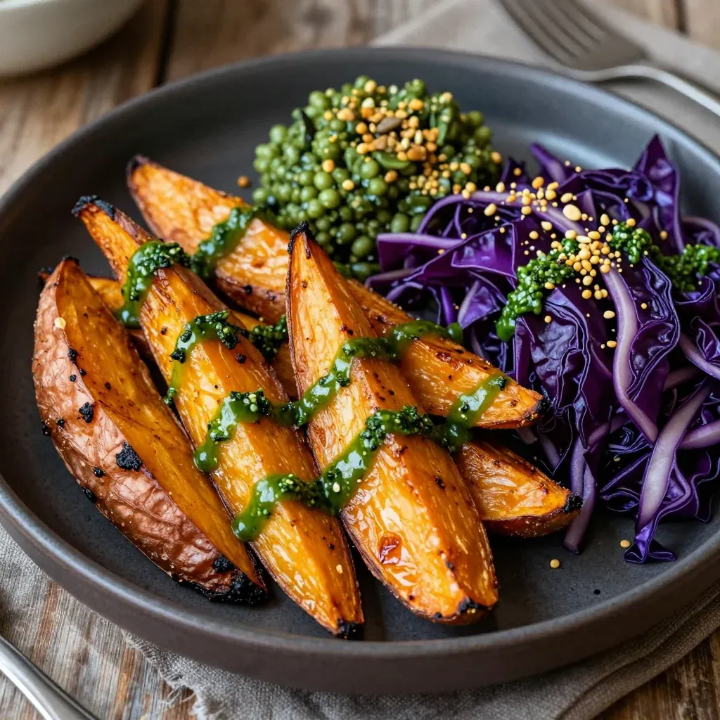 budgetfriendly roasted sweet potato and cabbage family dinners