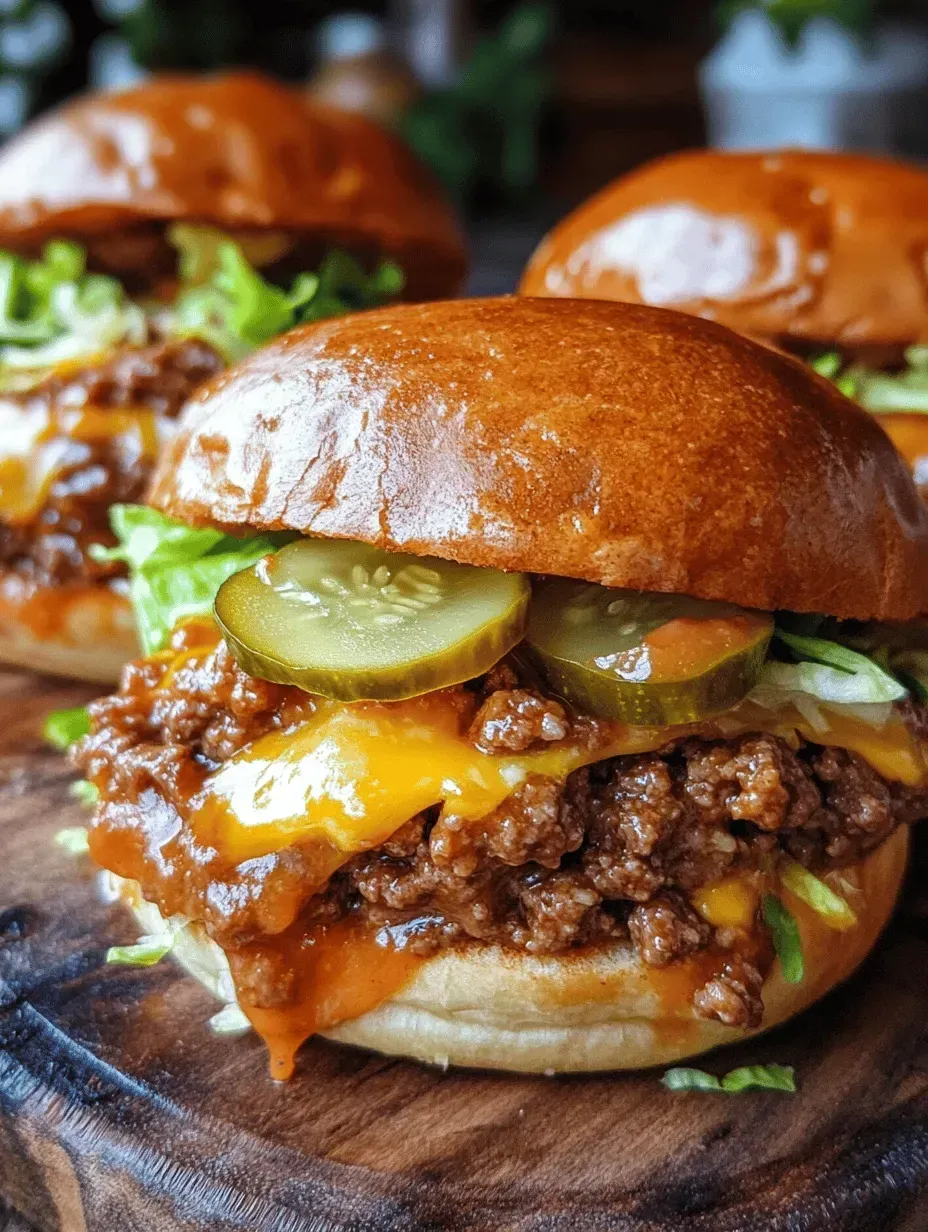 Big Mac Sloppy Joes: A Comfort Food Mashup