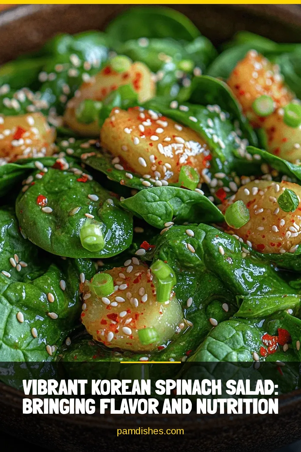 Vibrant Korean Spinach Salad: Bringing Flavor and Nutrition to Your Table