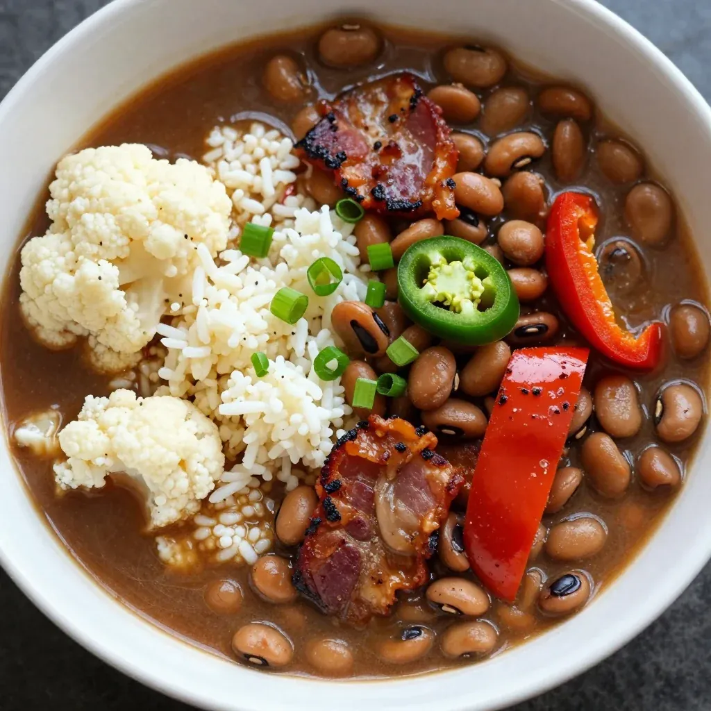 MLK Day Keto Hoppin John for Lucky New Year Dish