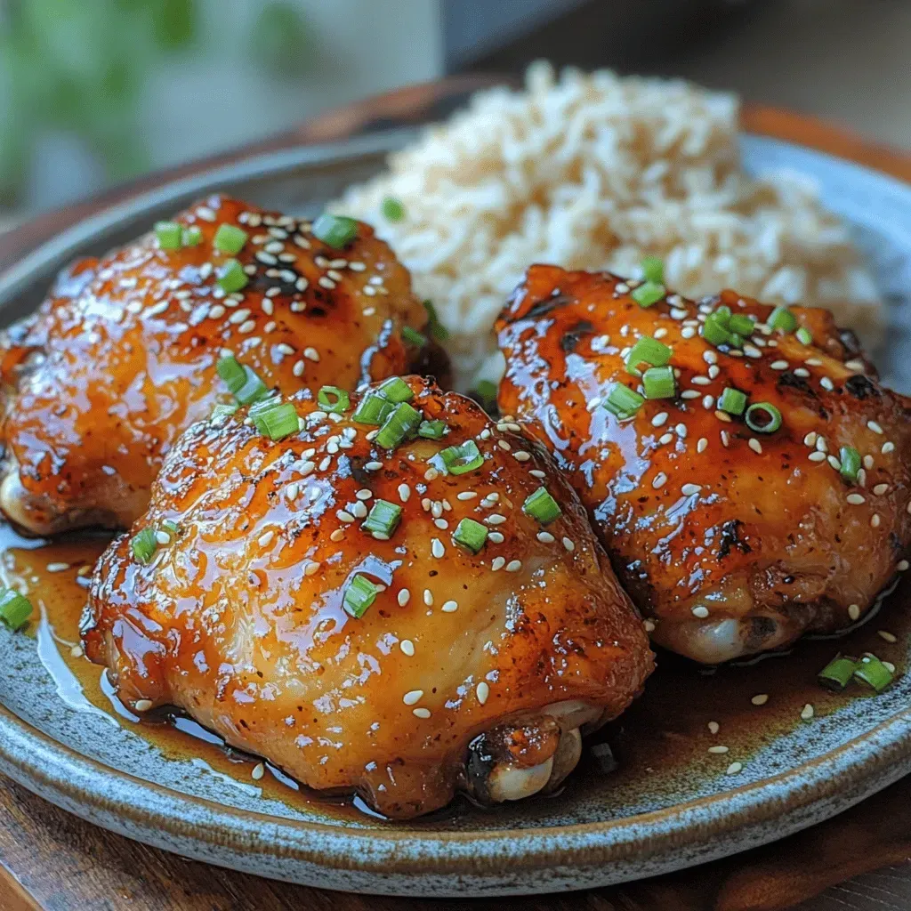 Savory Sticky Teriyaki Chicken Thighs: A Flavorful Adventure in Every Bite