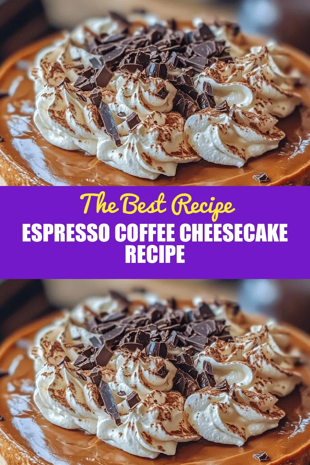 Espresso Coffee Cheesecake Recipe