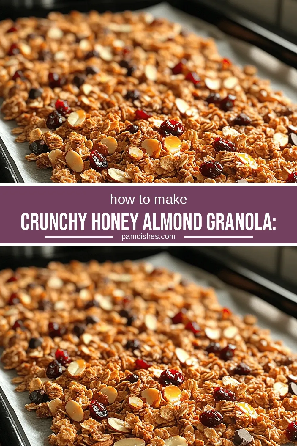 Crunchy Honey Almond Granola: A Wholesome Breakfast Delight