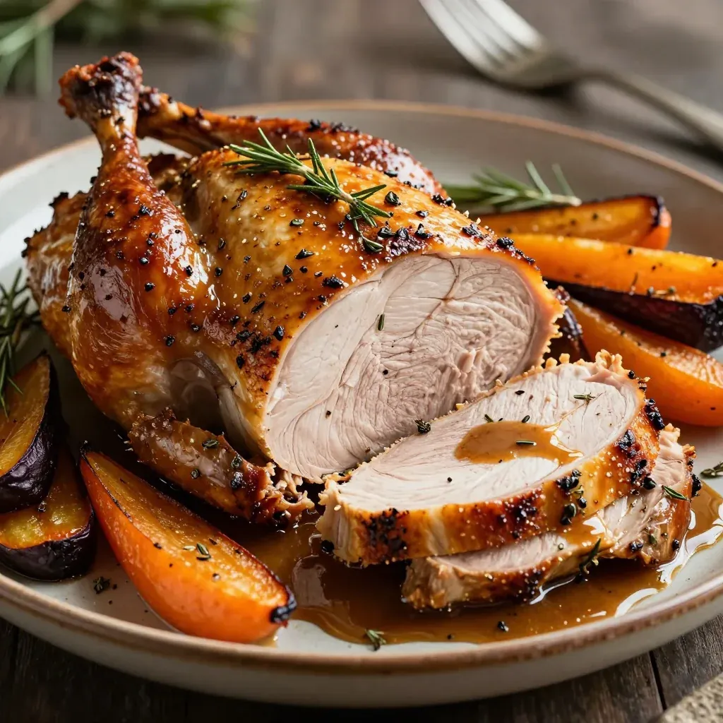 Baked Turkey Breast with Juicy Results for the Holiday