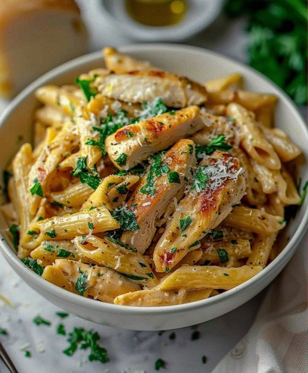 Garlic Parmesan Chicken Pasta: A Simple & Delicious Recipe