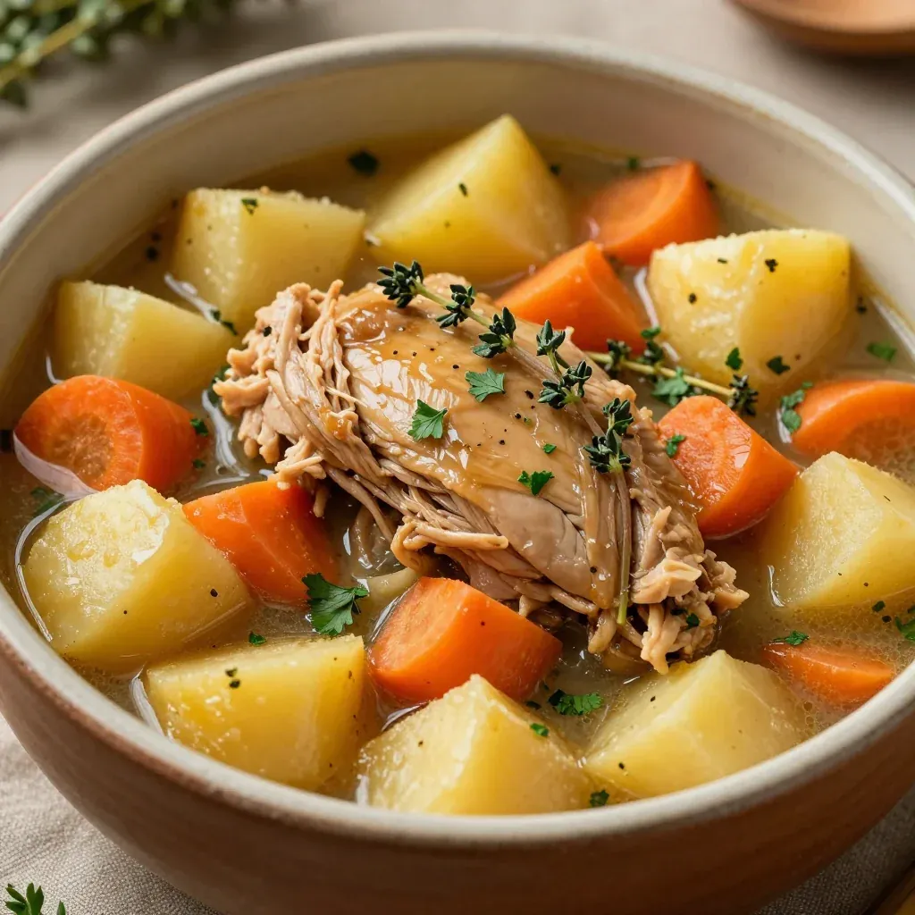 Slow Cooker Chicken and Potato Stew for Cozy Evenings