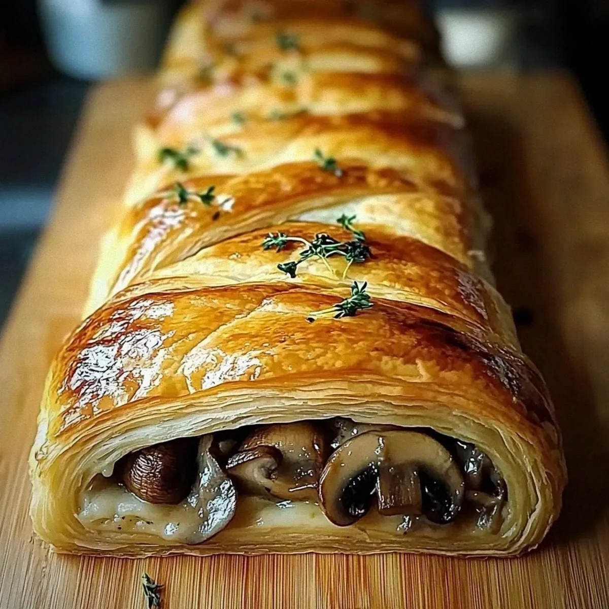 Mushroom and Gruyère Puff Pastry: A Cozy Gourmet Treat