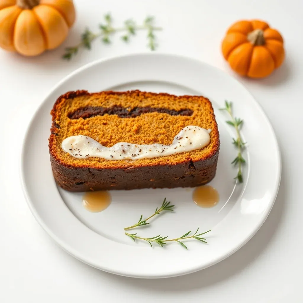 Pumpkin Chocolate Layer Loaf