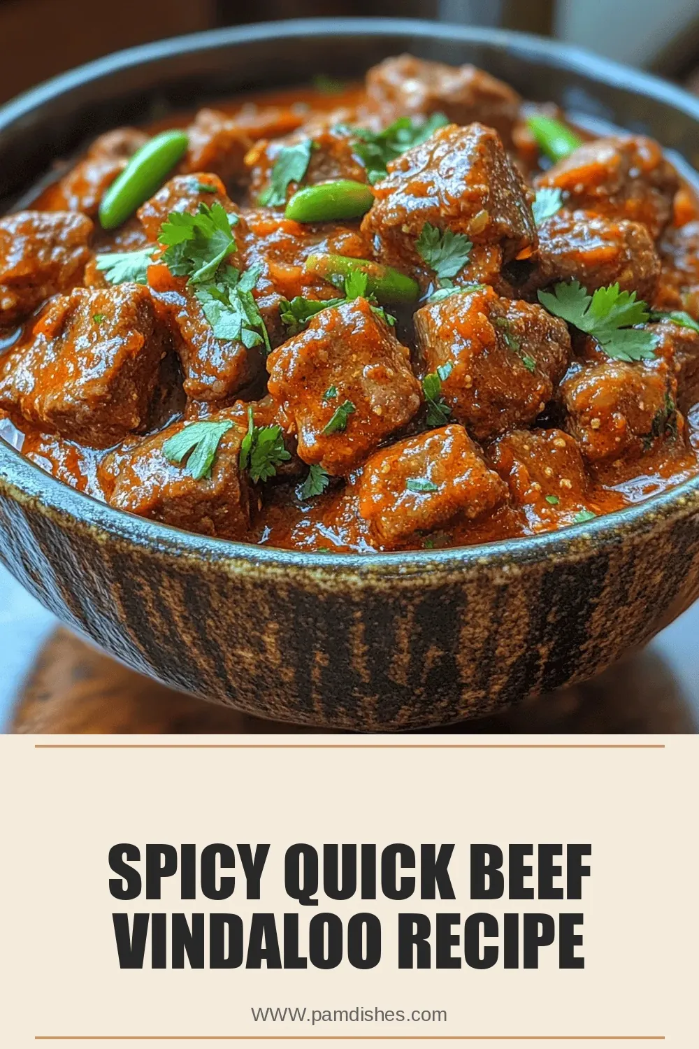 Spicy Quick Beef Vindaloo Recipe