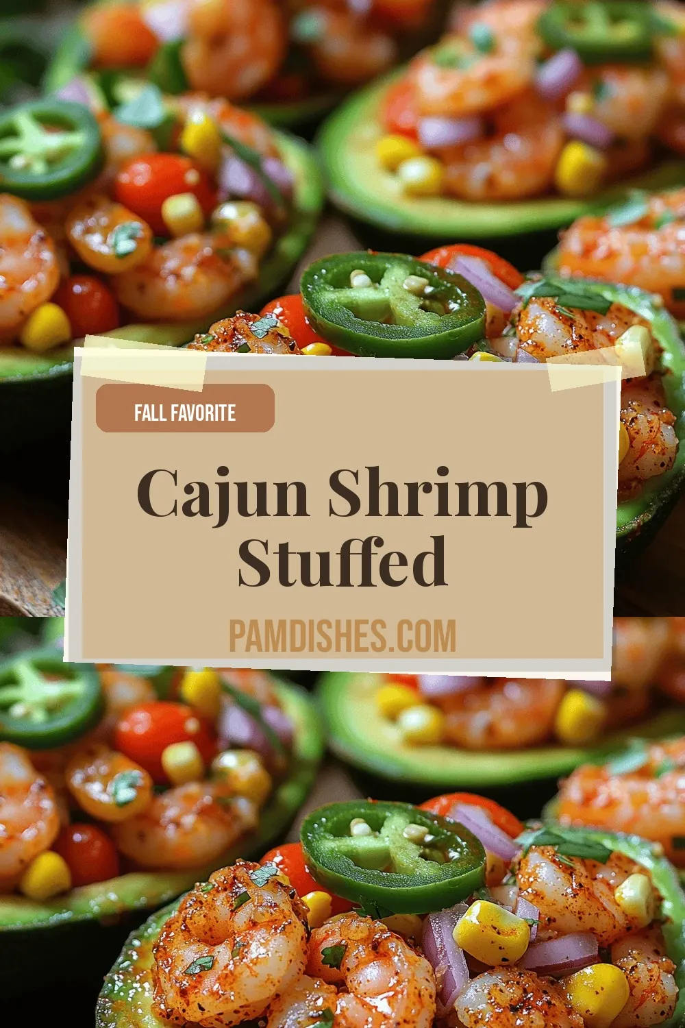 Cajun Shrimp Stuffed Avocados