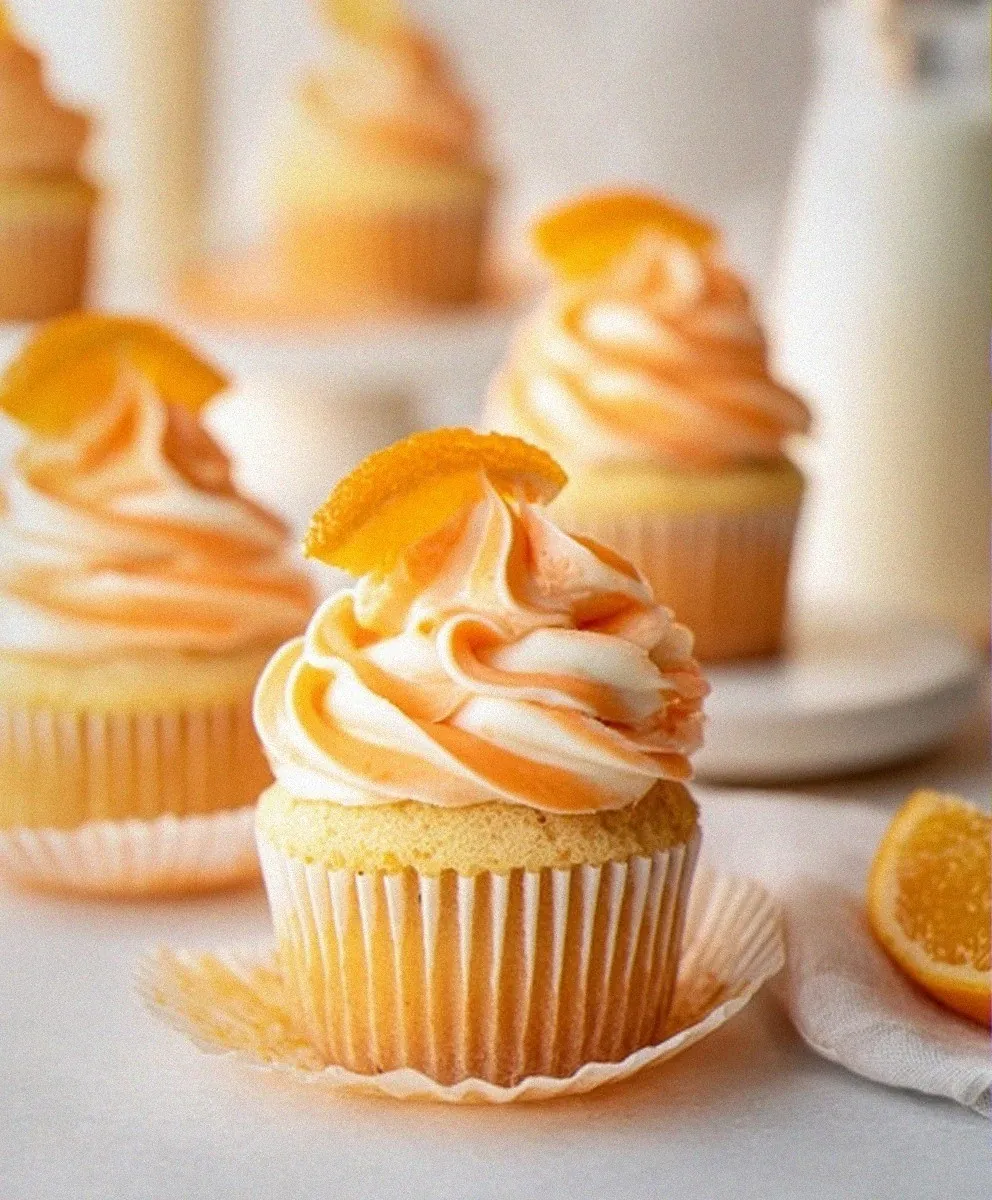 Orange Creamsicle Cupcakes — A Bright, Creamy Dessert
