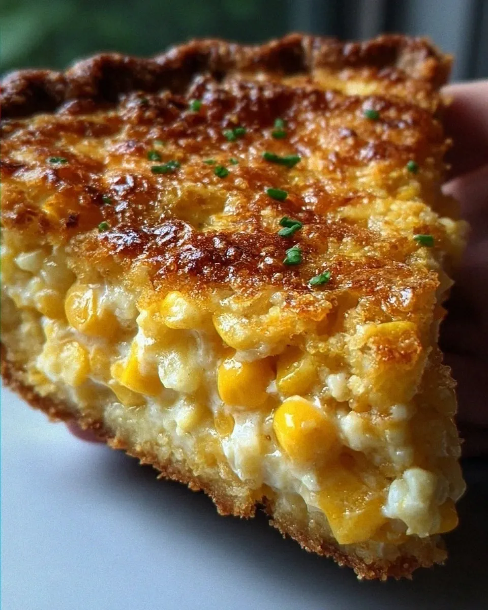 Delicious Cheddar Sweet Corn Pie: A Family Favorite!