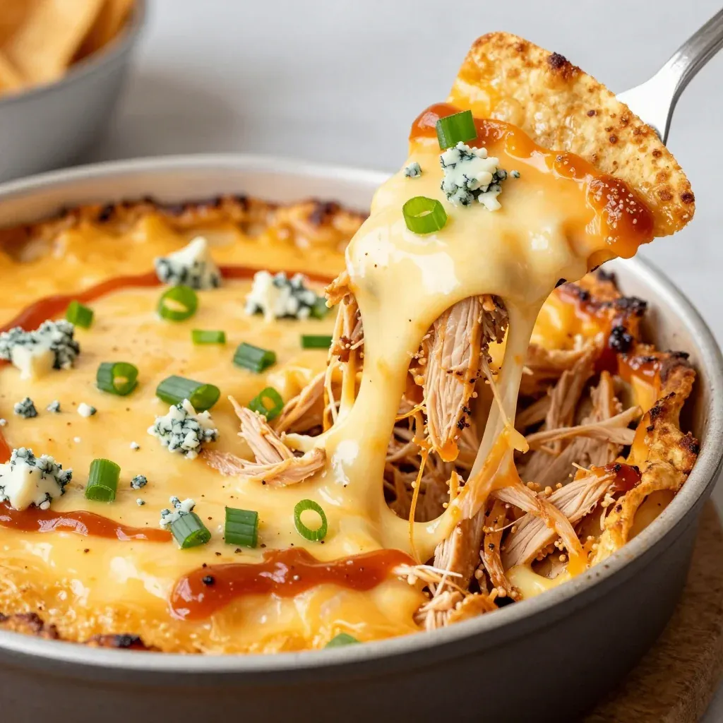 Slow Cooker Buffalo Chicken Dip for a Lazy Sunday