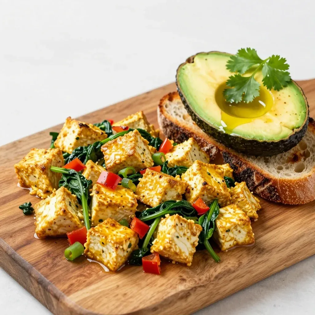 Crispy Tofu Scramble for Vegan Breakfast Wins