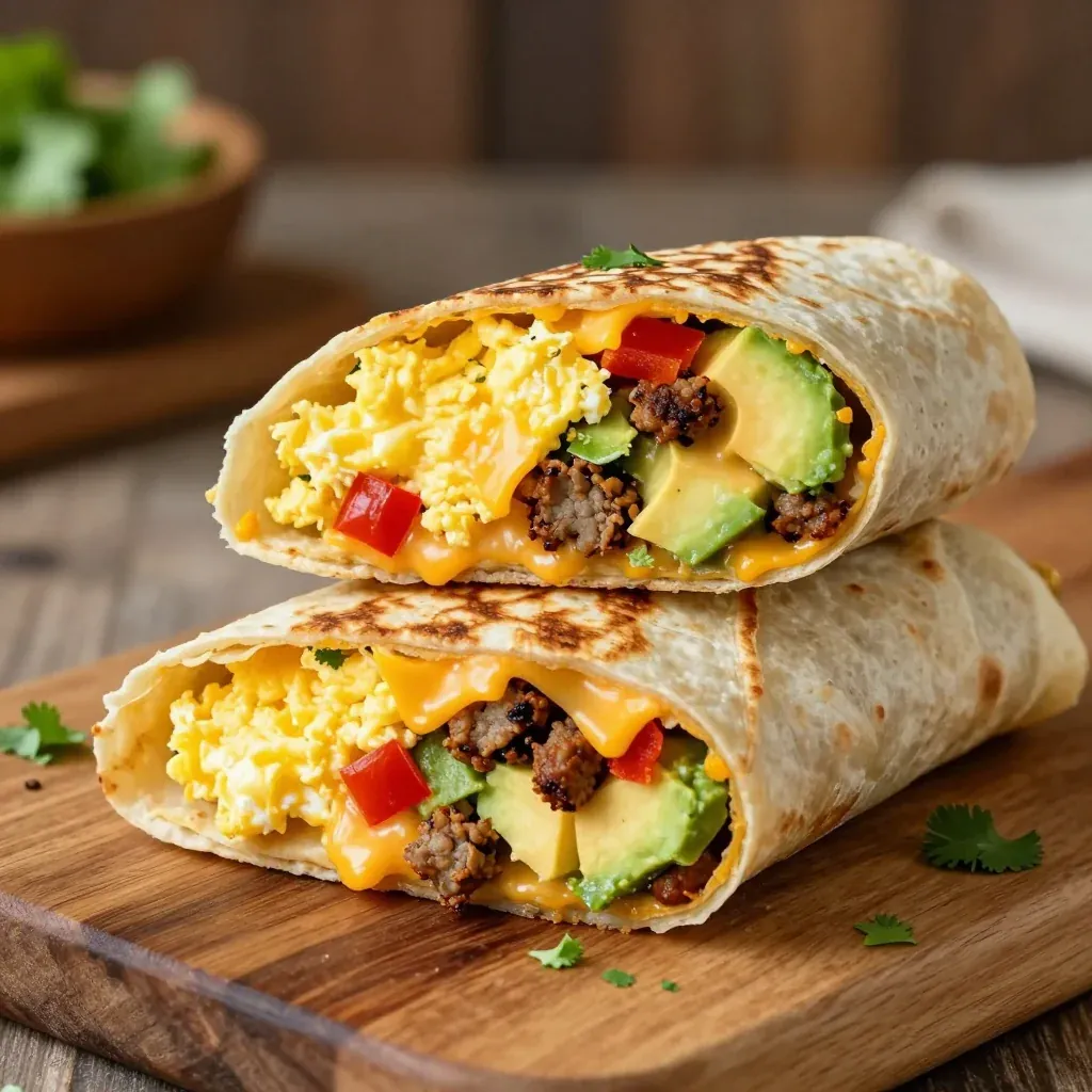 Freezer-Friendly Breakfast Burritos For One