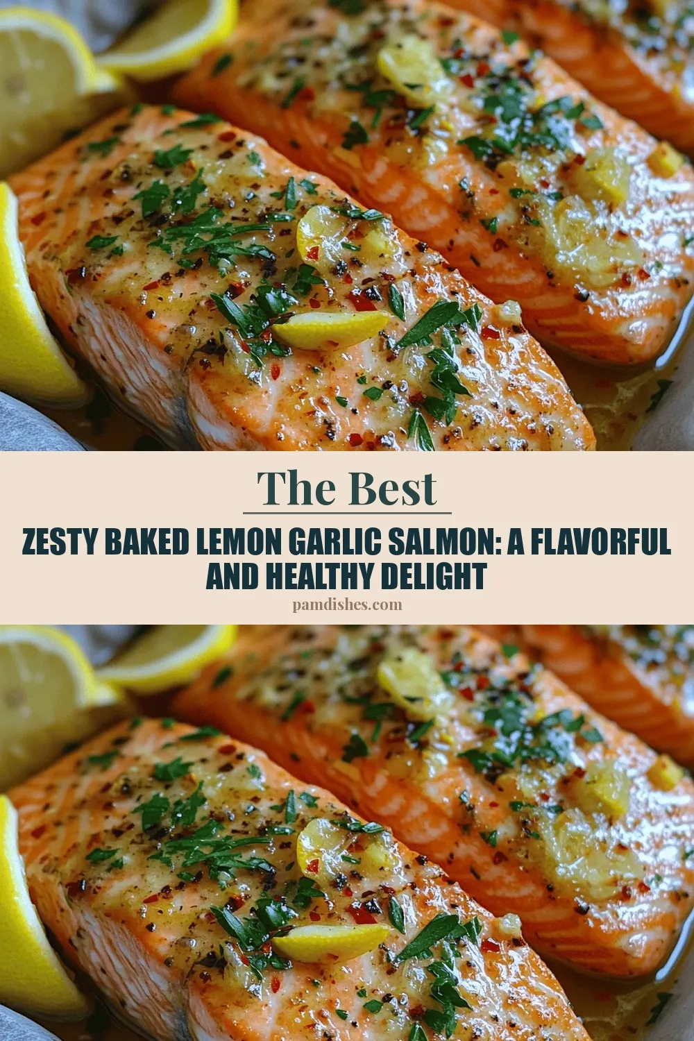Zesty Baked Lemon Garlic Salmon: A Flavorful and Healthy Delight