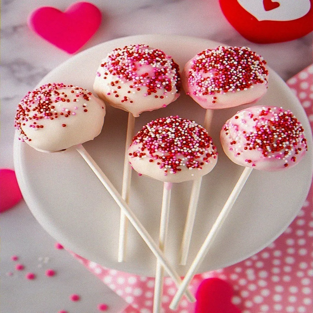 Delightful Valentine Sprinkle Cake Pops for Sweet Celebrations