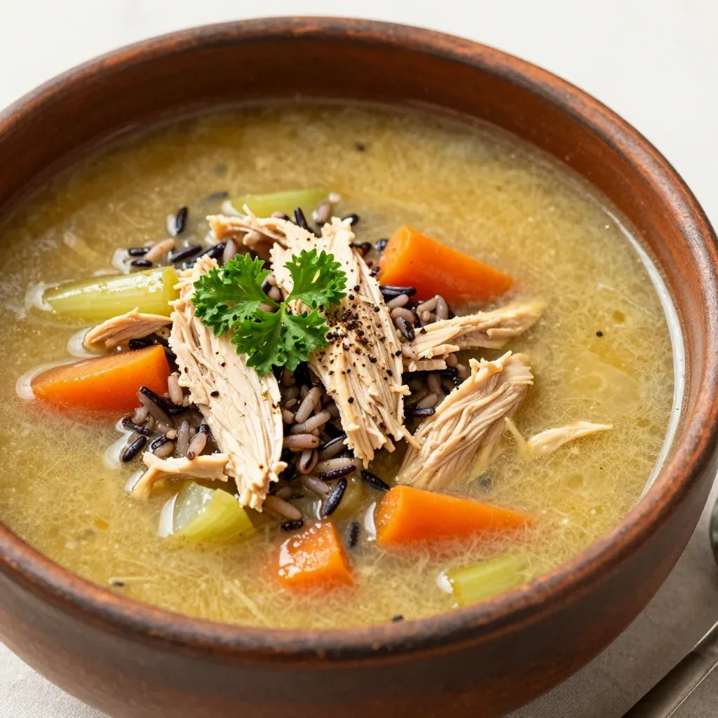 Hearty Chicken and Wild Rice Soup for Winter Health
