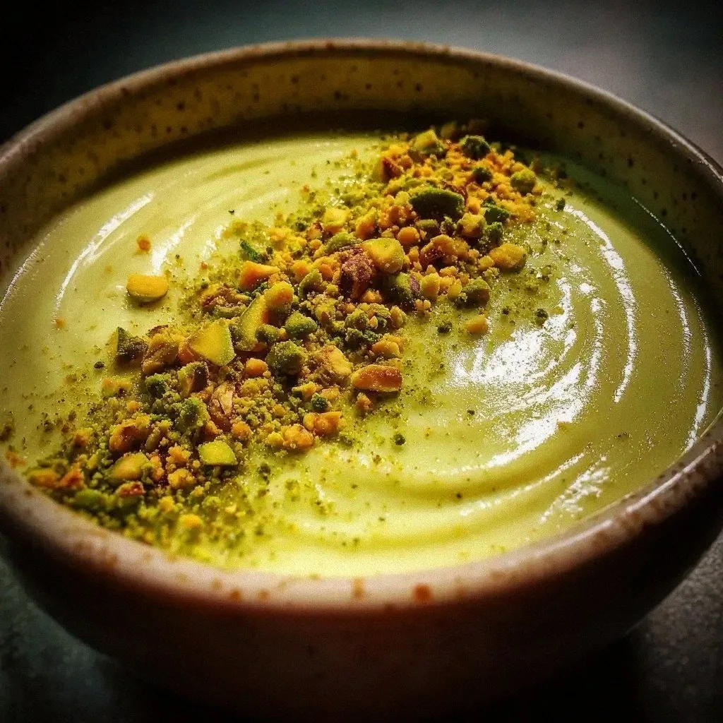 Pistachio White Chocolate Pudding