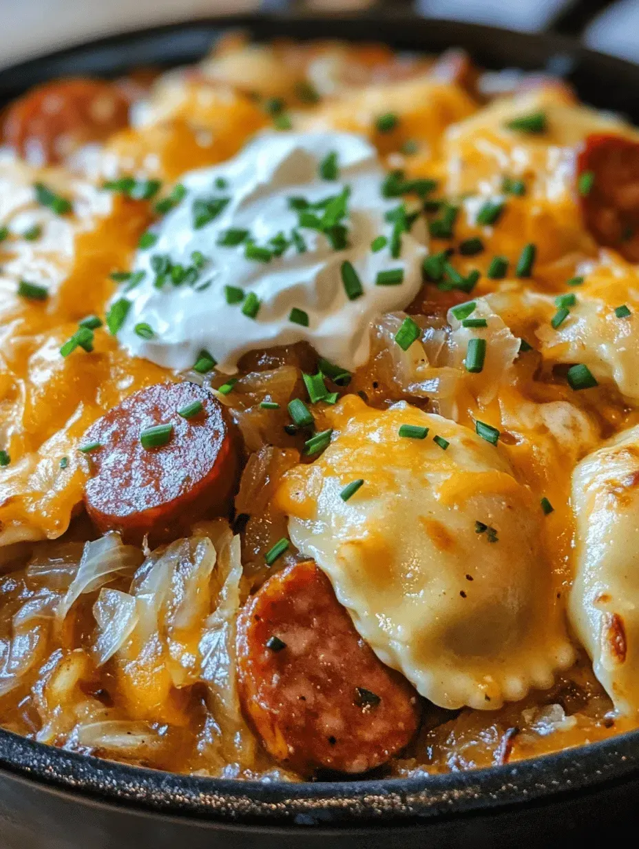 Savory Slow Cooker Pierogi and Kielbasa Bake: A Comforting Delight