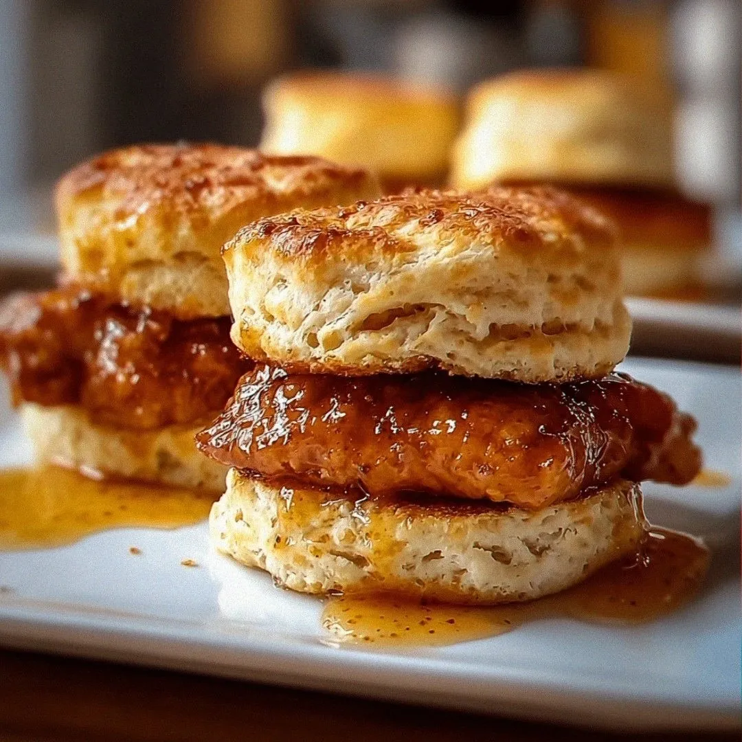 Hot Honey Chicken Biscuits: The Southern Classic with a Sweet & Spicy Twist