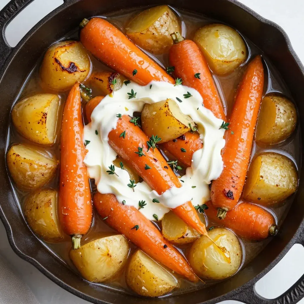 one pot roasted carrot parsnip and potato stew for cozy family dinners