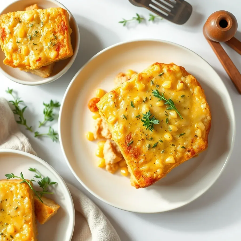 Turkey Creamy Cornbread Bake