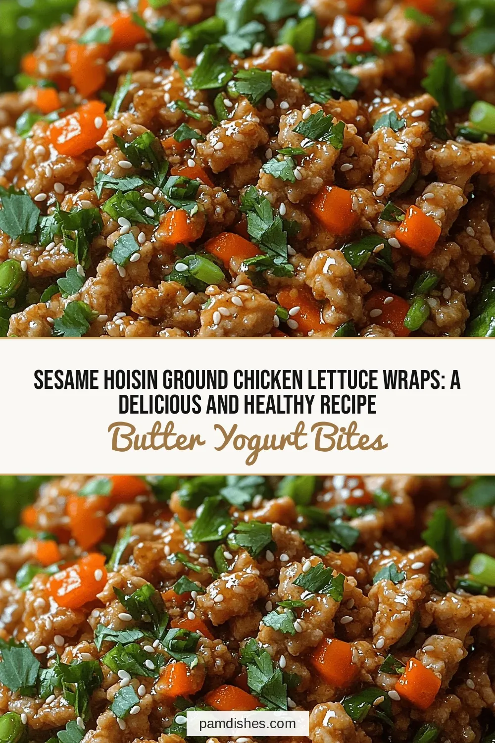 Sesame Hoisin Ground Chicken Lettuce Wraps: A Delicious and Healthy Recipe
