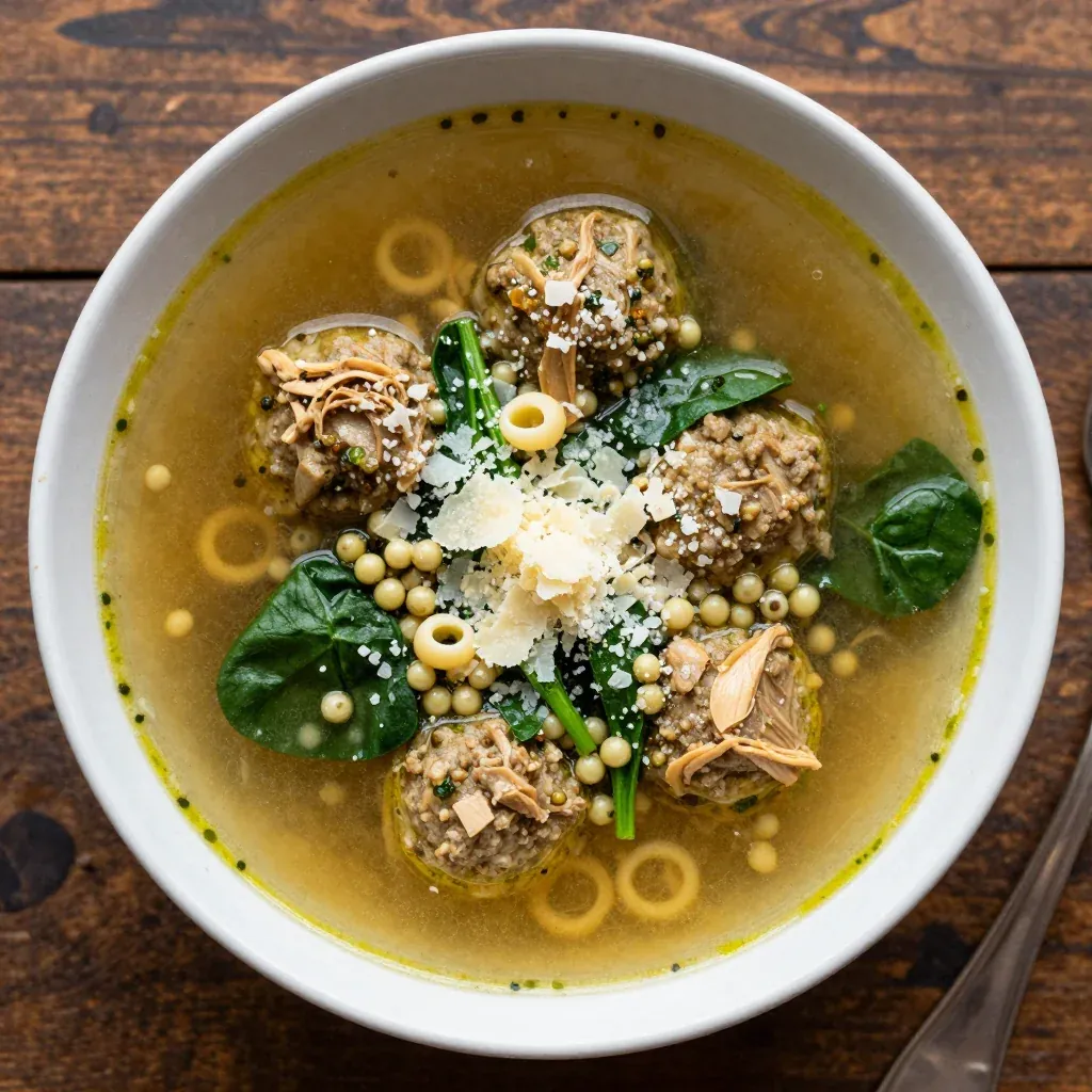 Protein-Rich Italian Wedding Soup for Healthy Comfort Food