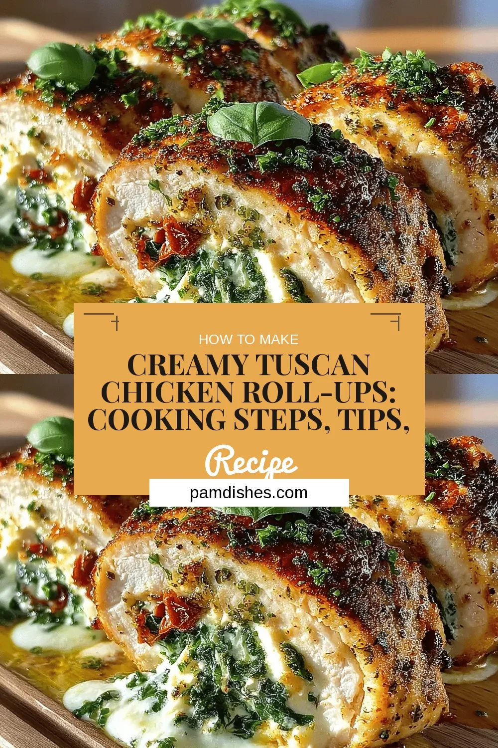 Creamy Tuscan Chicken Roll-Ups: Cooking Steps, Tips, and Serving Suggestions