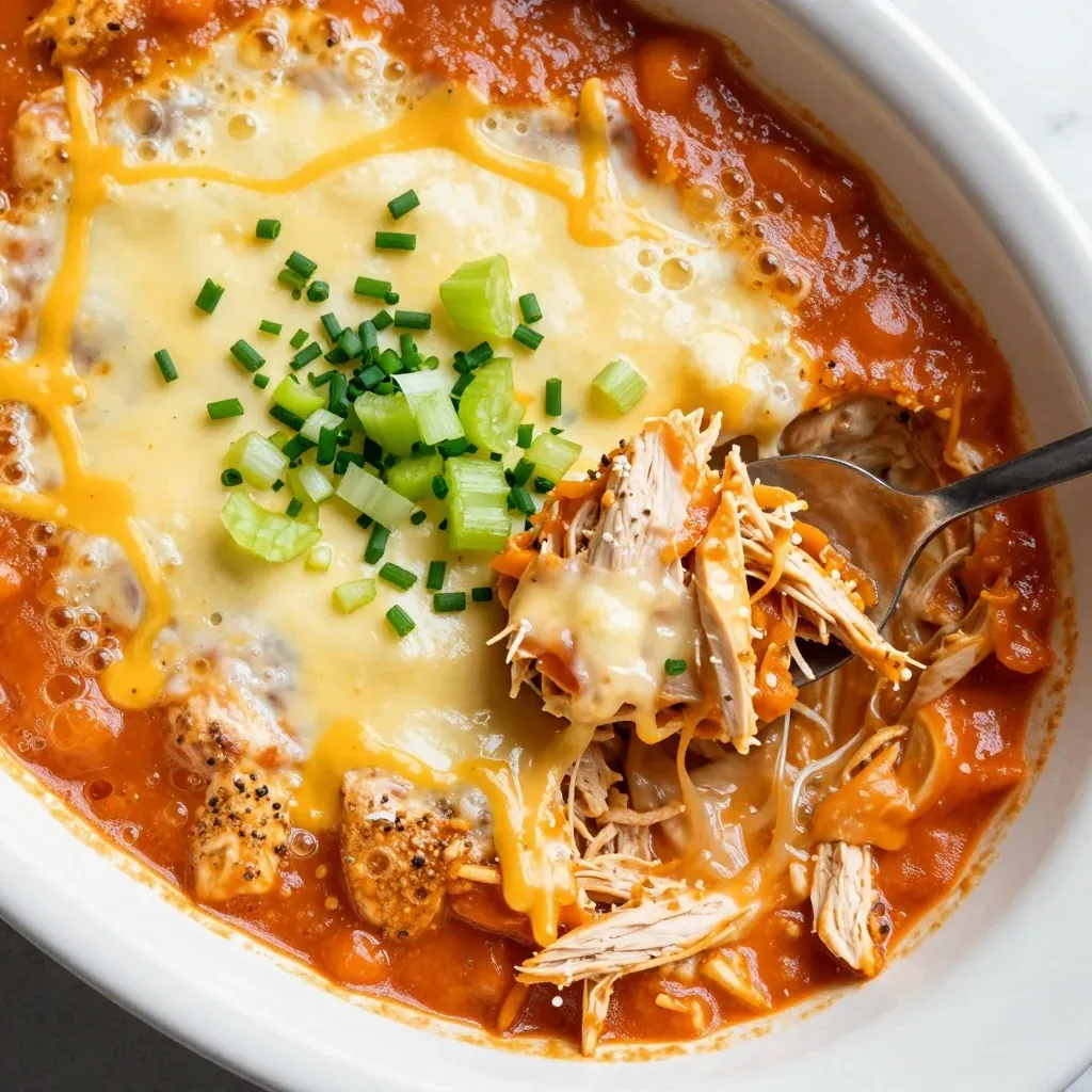 Slow Cooker Buffalo Chicken Dip for a Lazy Sunday