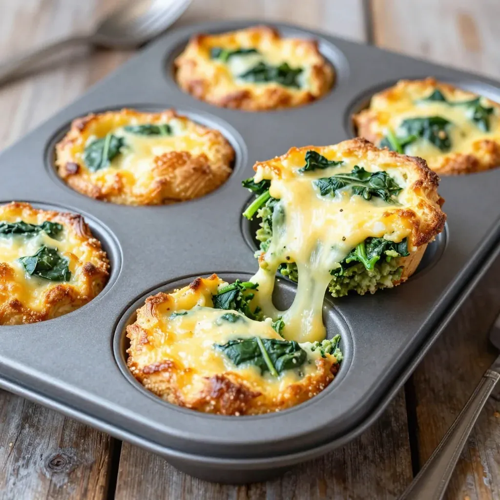 Freezer-Friendly Breakfast Egg Muffins with Spinach