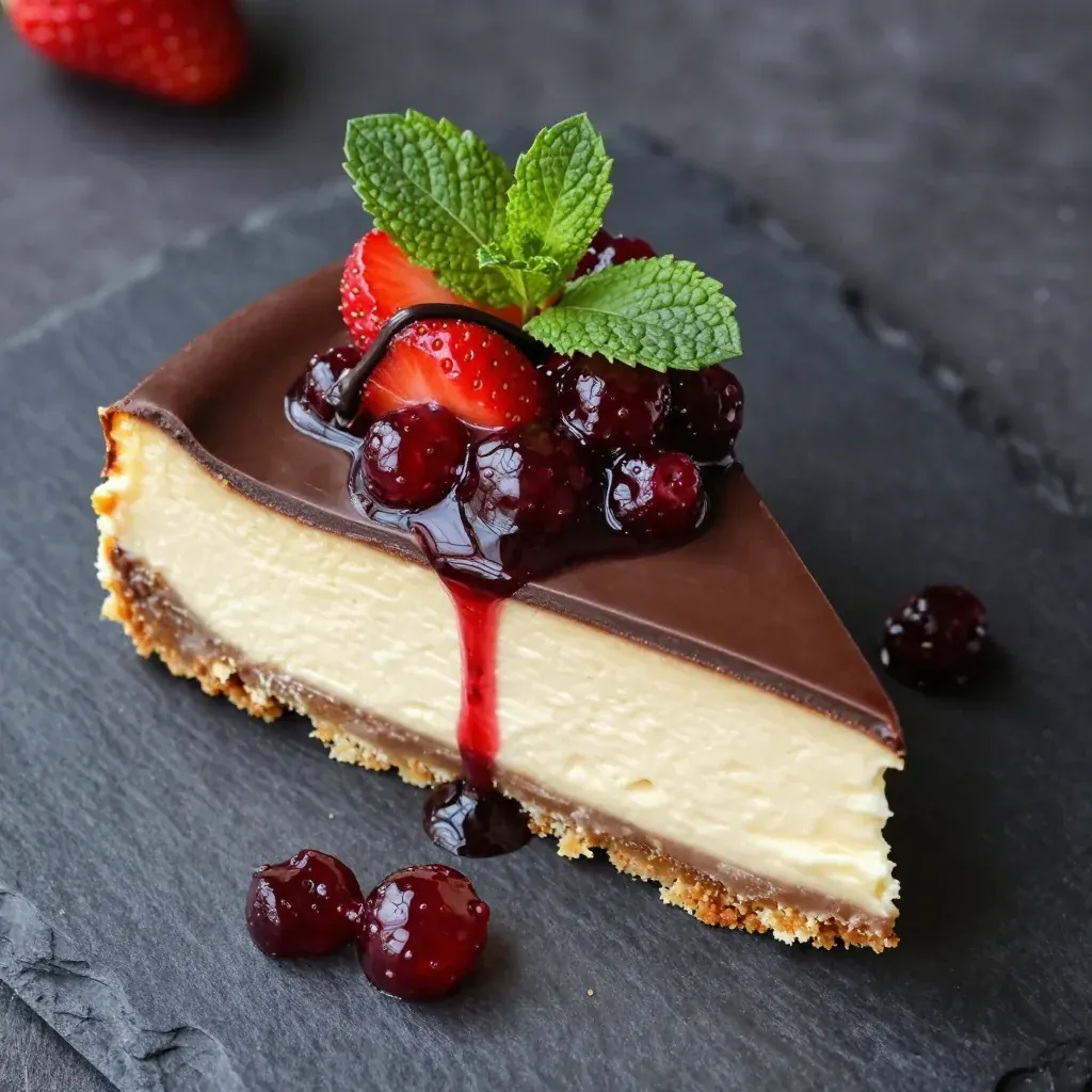 Decadent Chocolate Covered Strawberry Cheesecake for a Showstopper