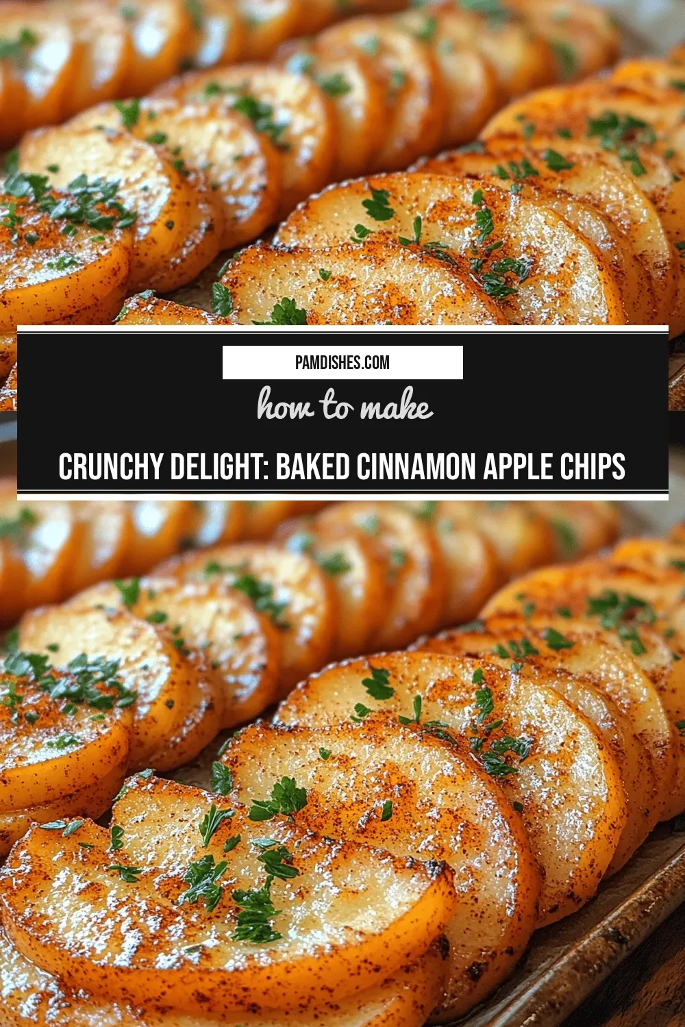 Crunchy Delight: Baked Cinnamon Apple Chips
