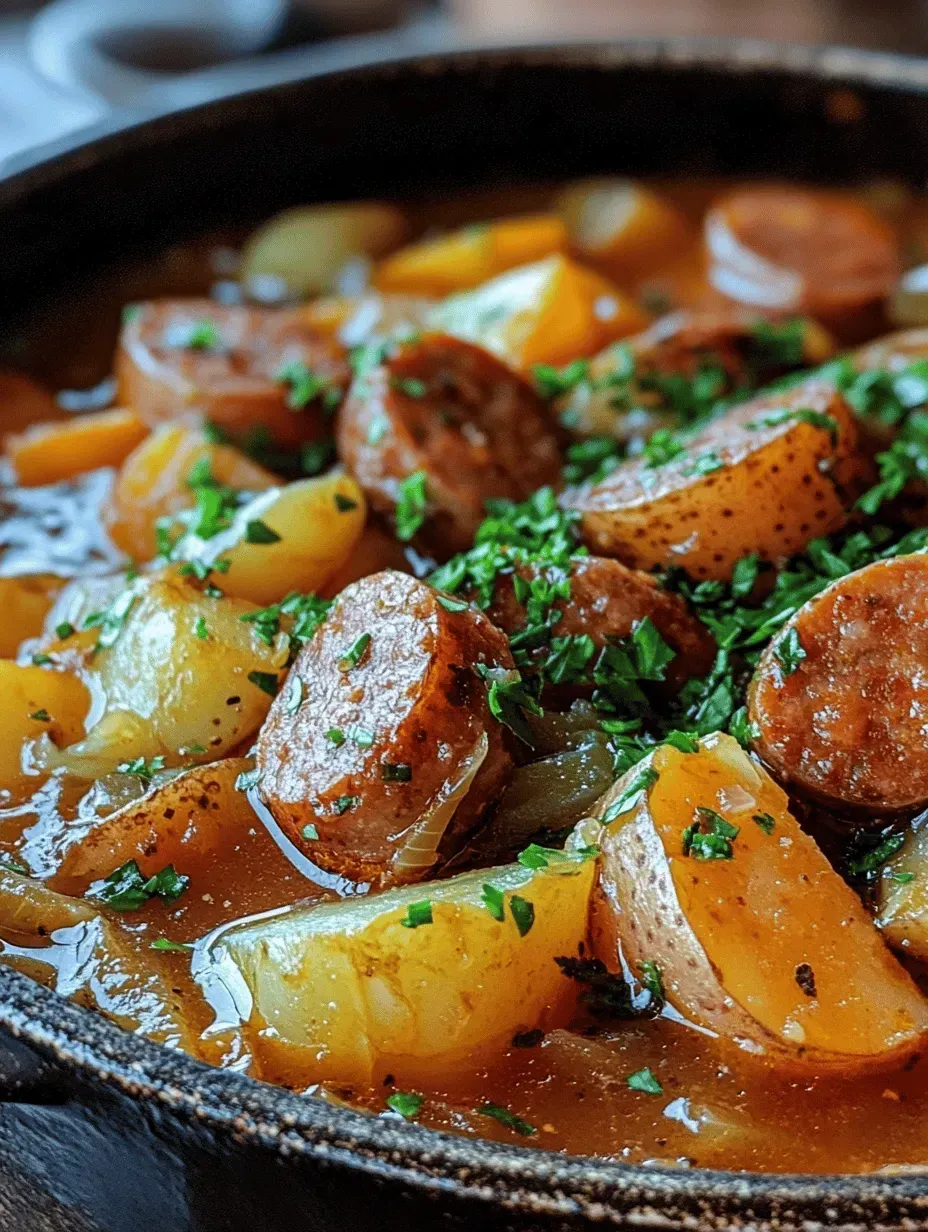 Hearty Sausage Potato & Cabbage Soup: The Ultimate Comfort Food
