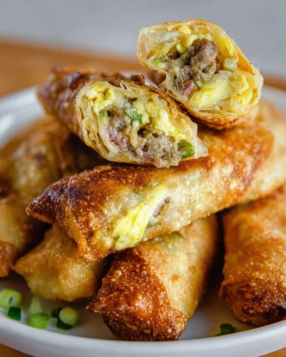 Breakfast Egg Rolls