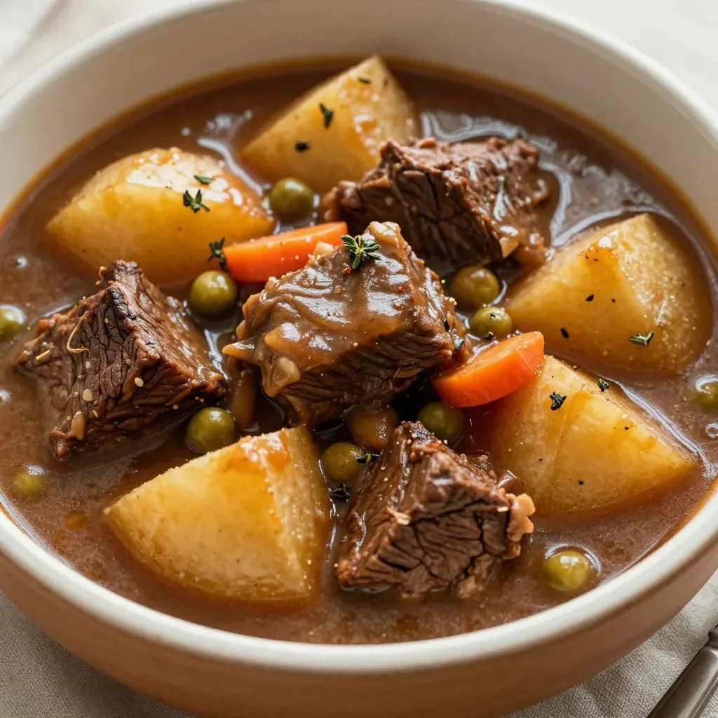 slow cooker high protein beef and turnip stew for january meal prep