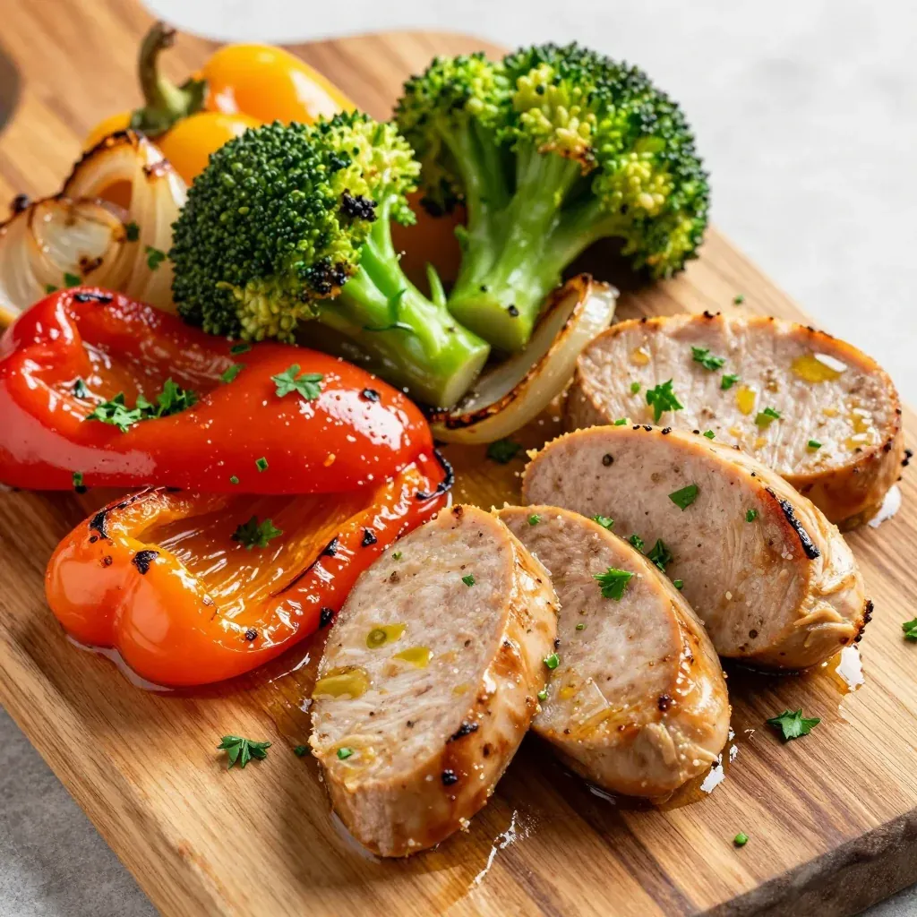 One Pan Chicken Sausage and Veggies for Busy Nights