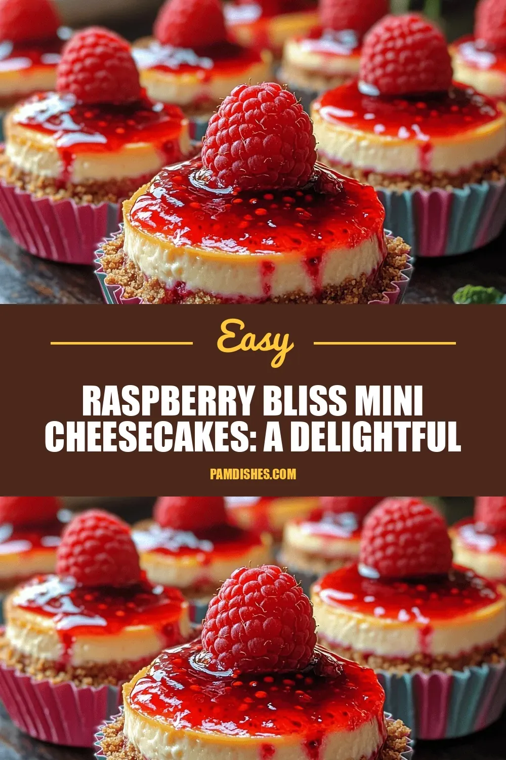 Raspberry Bliss Mini Cheesecakes: A Delightful Dessert Experience