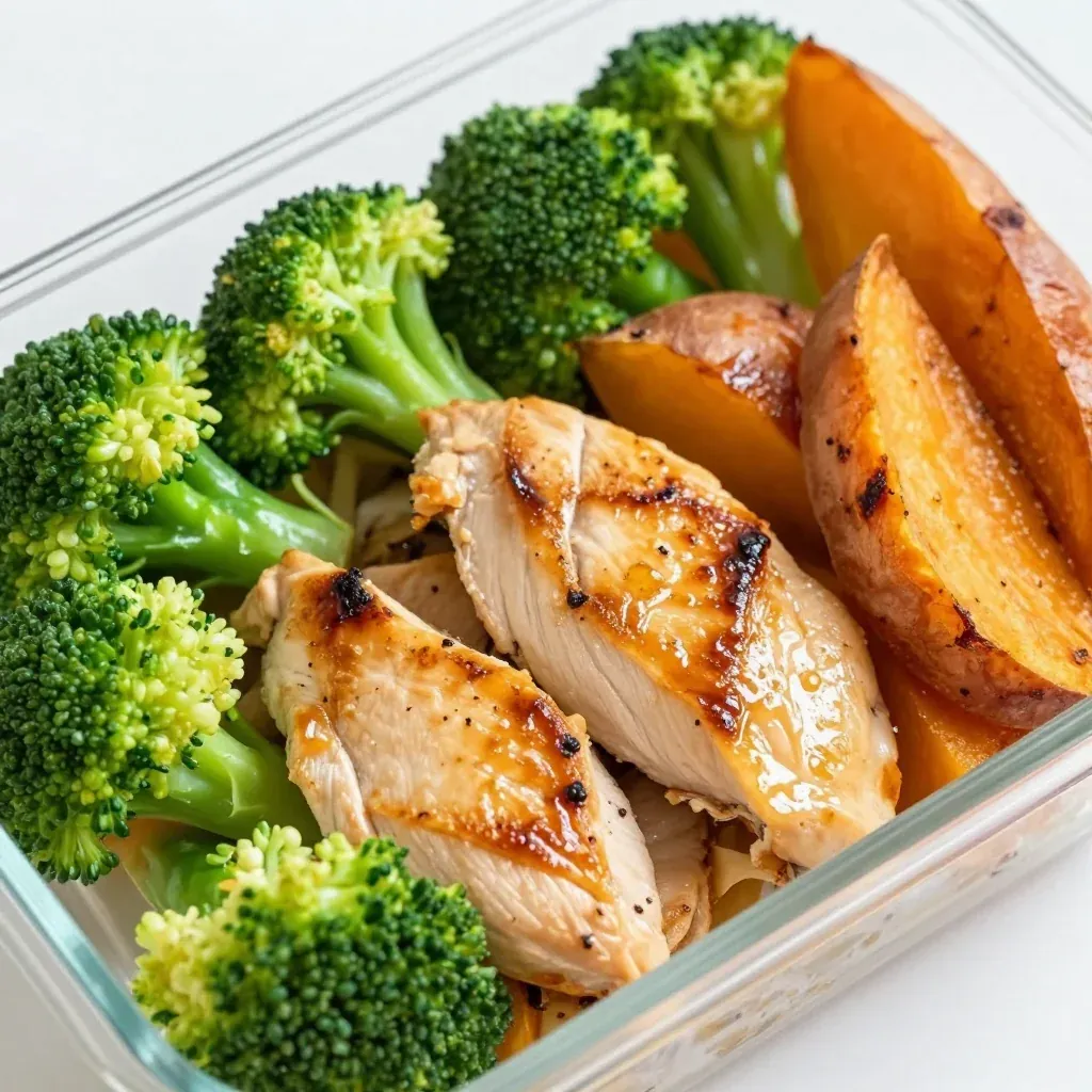 Easy Meal Prep Chicken and Sweet Potato for High Protein