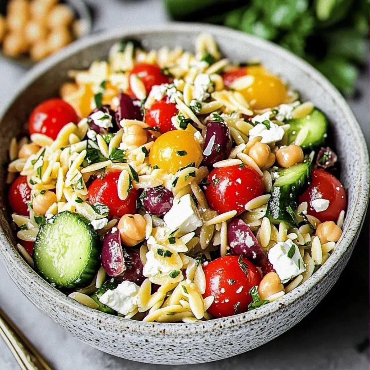 Delicious Greek Orzo Salad: A Bright and Easy Delight