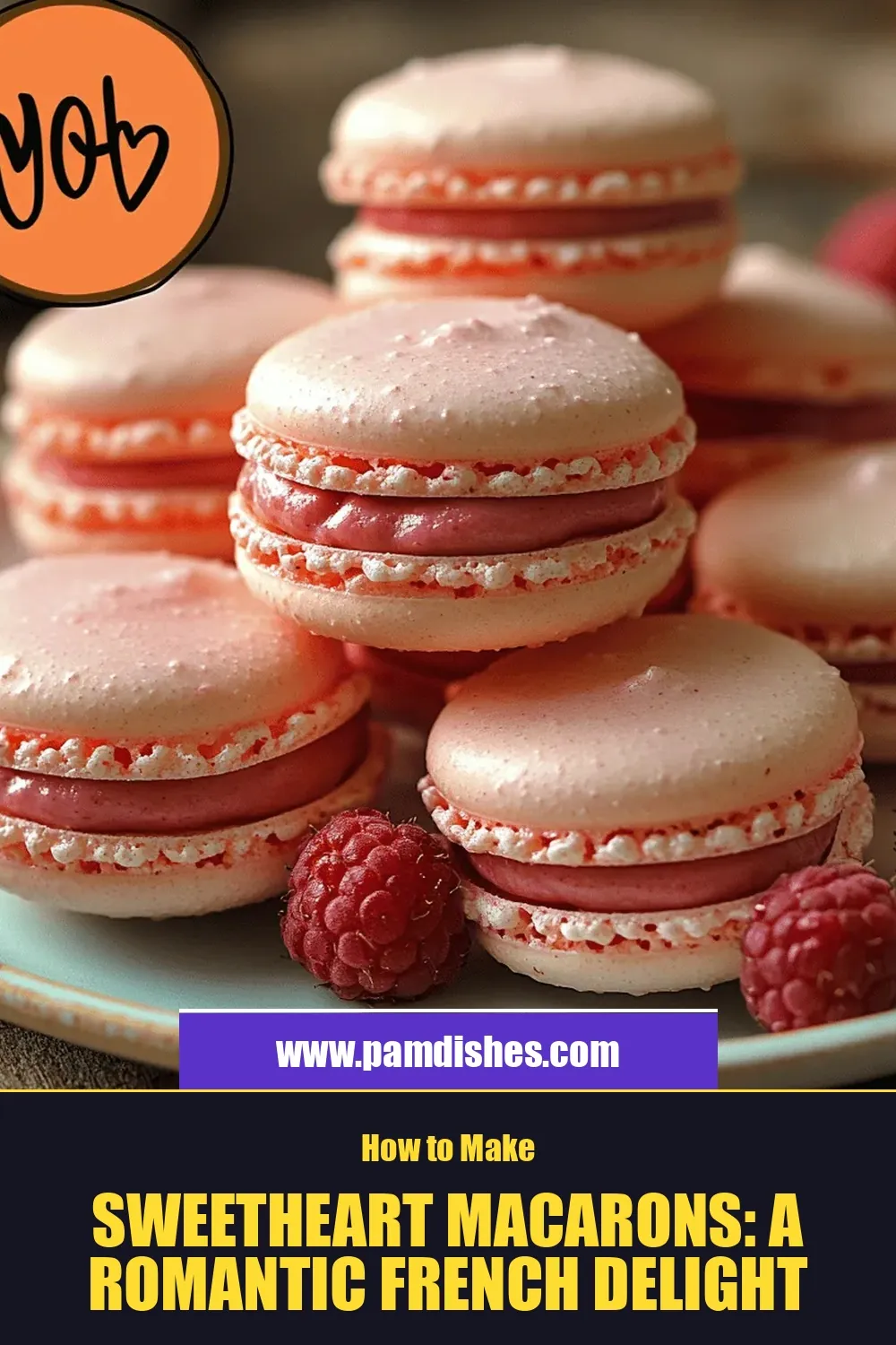Sweetheart Macarons: A Romantic French Delight
