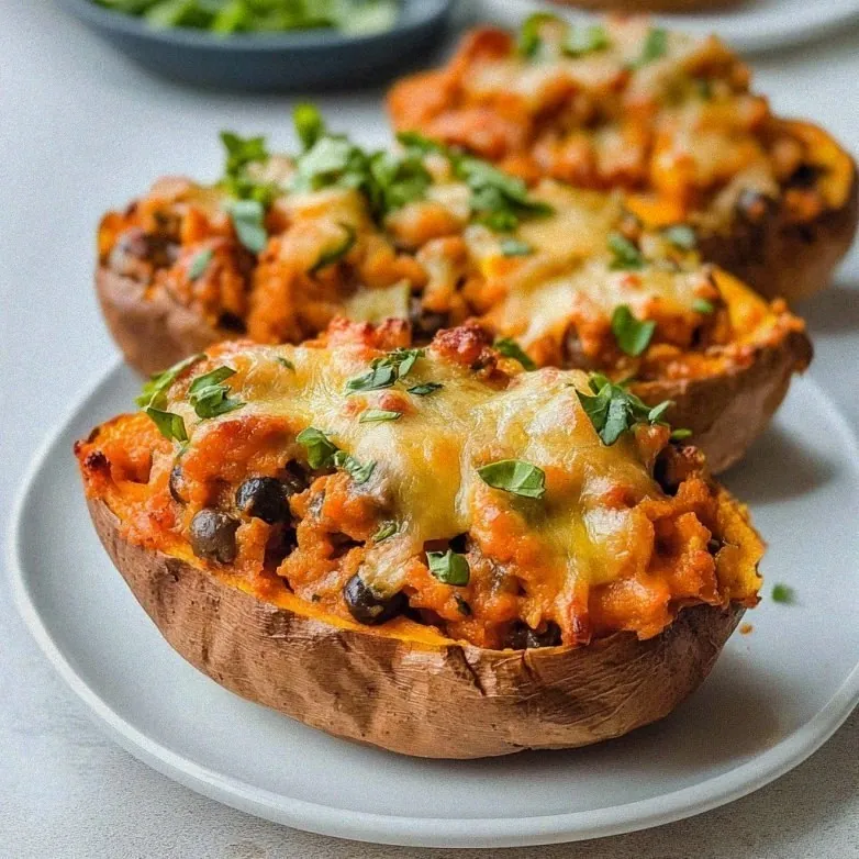 Delicious Easy Turkey Stuffed Sweet Potatoes Recipe