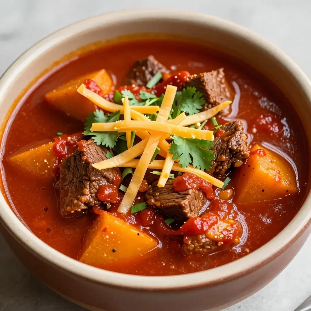 onepot beef and winter squash chili for budgetfriendly family dinners