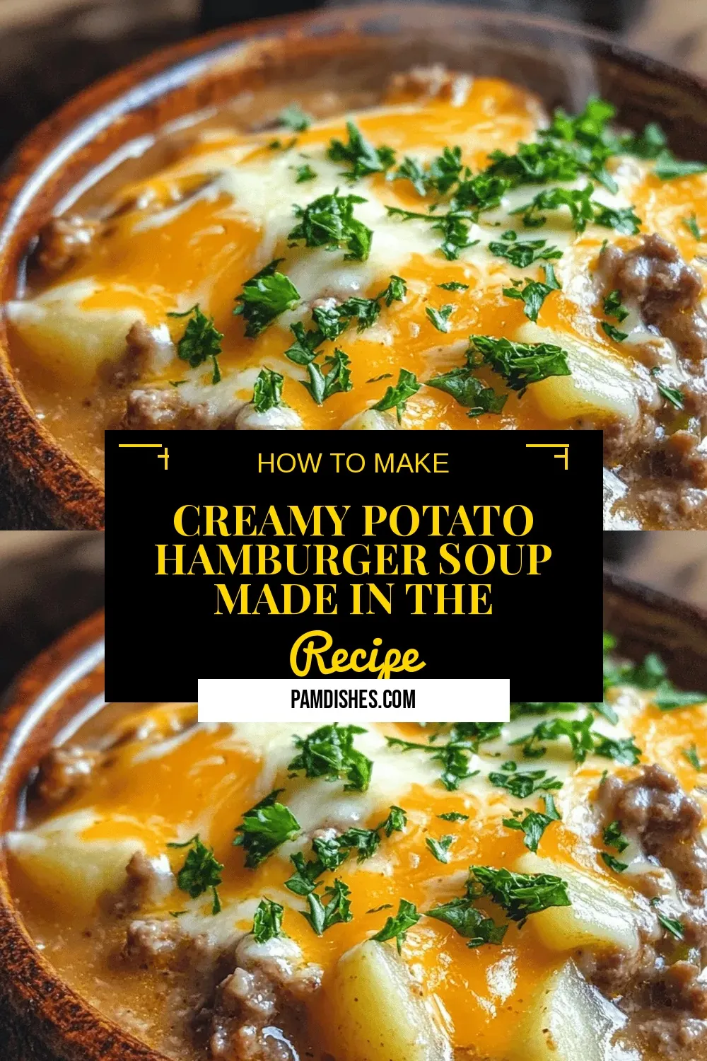 Creamy Potato Hamburger Soup Made In The Crockpot: A Comforting Delight