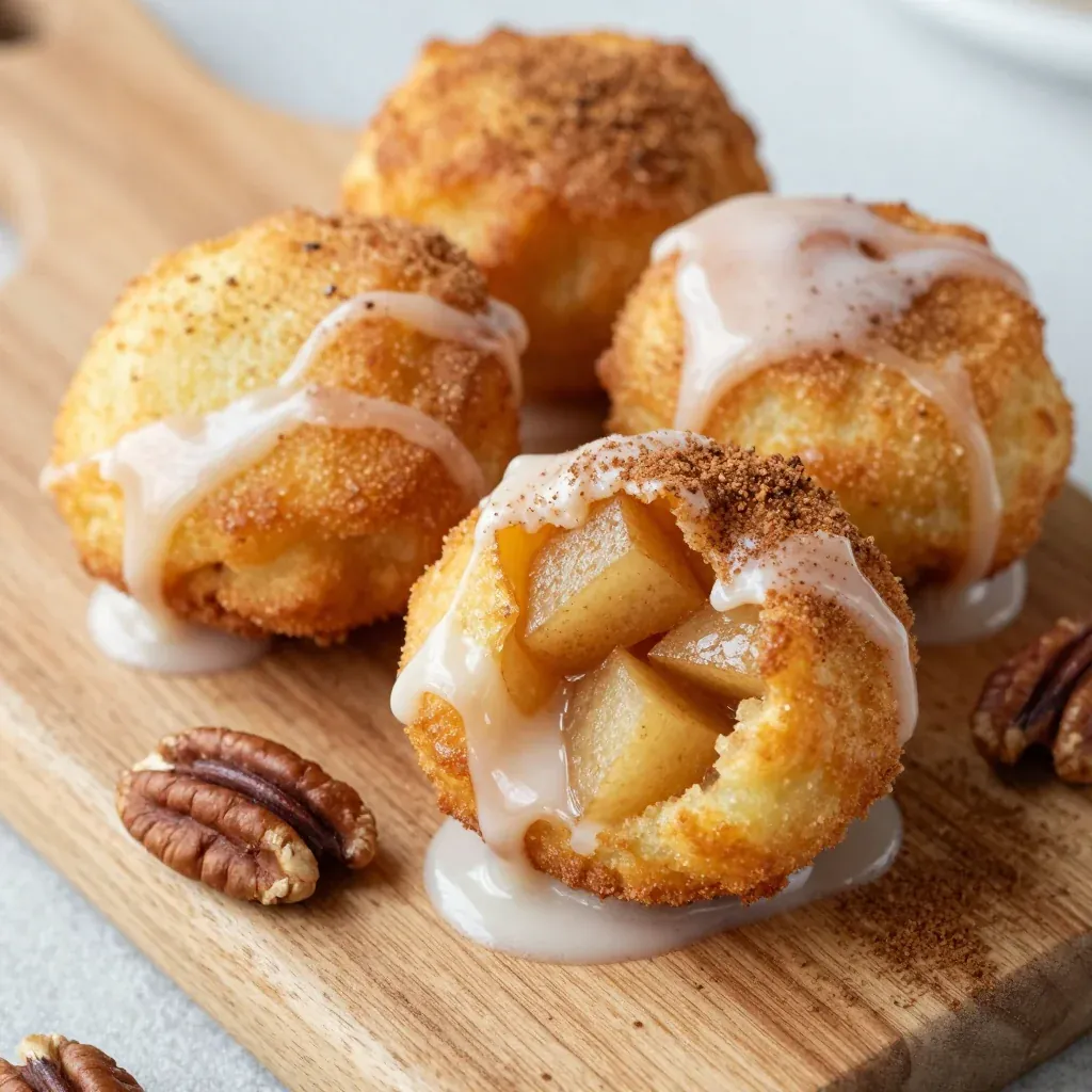 Warm Cinnamon Apple Fritters for a Fall Treat