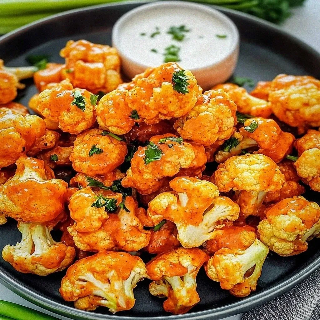 Crispy Air Fryer Buffalo Cauliflower Recipe – Easy & Delicious