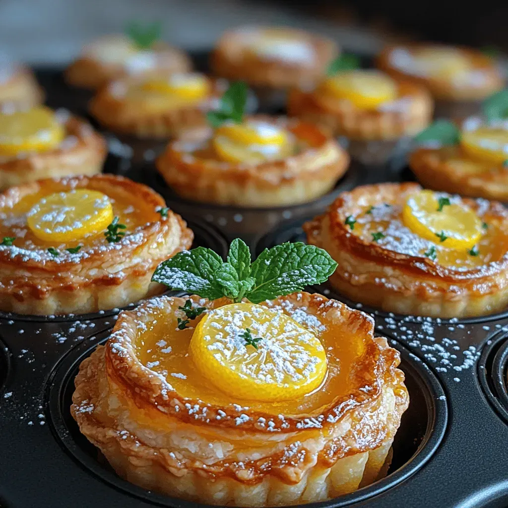 Tiny Citrus Delights: Easy Baby Lemon Impossible Pies